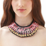 Pink Beaded Necklace - Swaziland