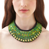 Green Beaded Necklace - Swaziland