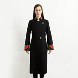 Long Black Wool Coat - Afghanistan