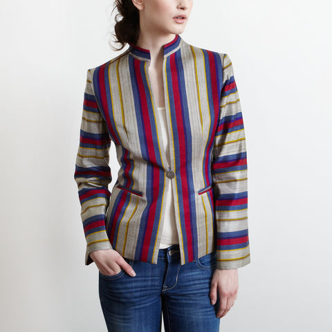 Striped Chapan Jacket - Afghanistan