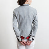 Short White Chapan Jacket - Afghanistan