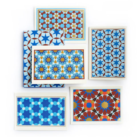 Geometric-Patterned Note Cards - Afghanistan