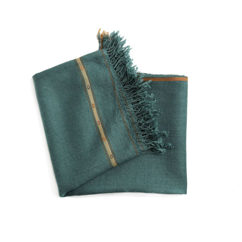 Turquoise-Green Throw - Pakistan