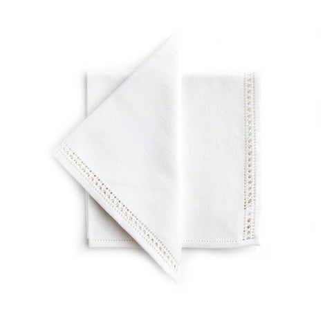 White Cotton Napkins - Sri Lanka
